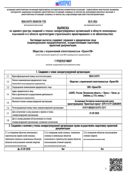 Выписка (проектирование) Выписка (проектирование)